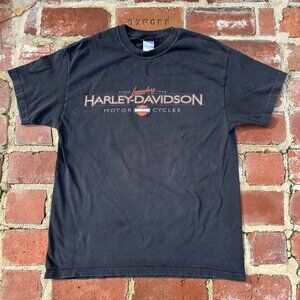 Harley Davidson Memphis Tennessee Bumpus Tee Black L USA Made